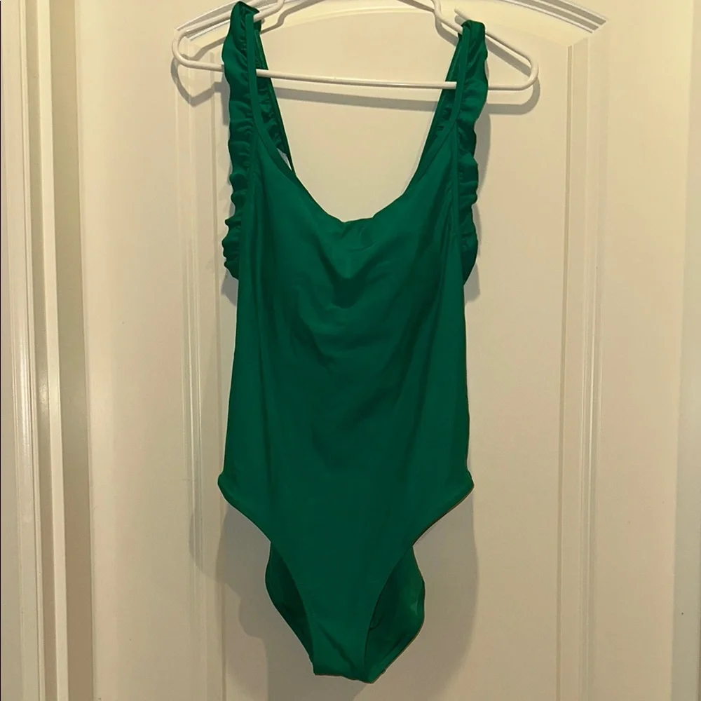 Aerie, Emerald Green One-Piece Swimsuit, L - Picture 1 of 8